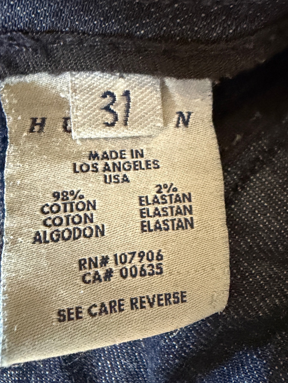 Hudson Jeans Women’s Cropped Wide Leg Denim Pants - Picture 7 of 7